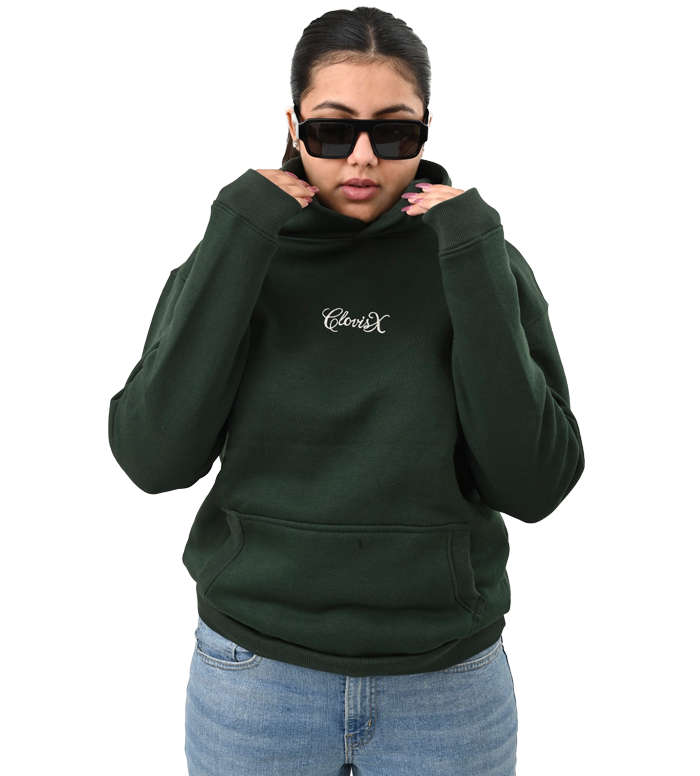 Signature Plain Hoodie - Emerald forest